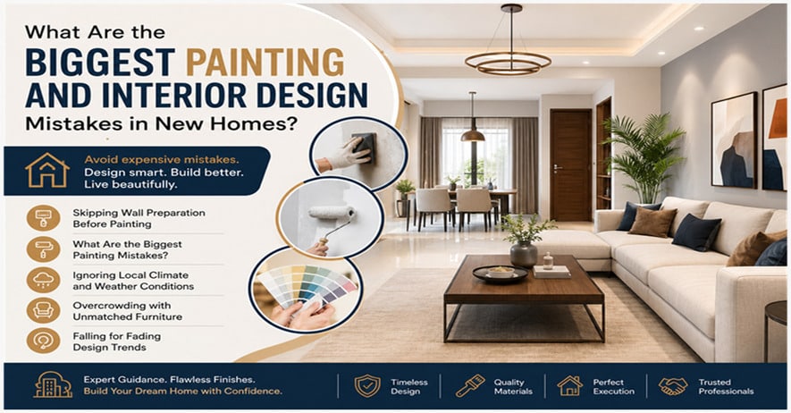 What Are the Biggest Painting and Interior Design Mistakes in New Homes?